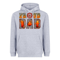 Heather Grey proud dad Heavyweight Hoodie - HRA Design Shop