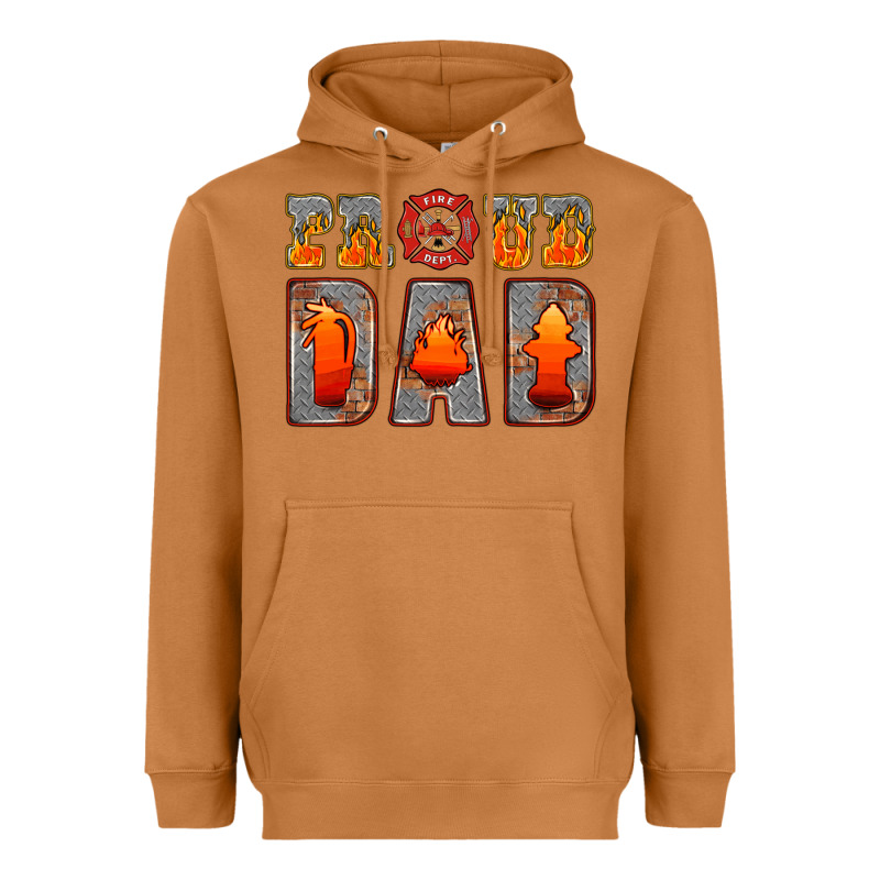 Proud Dad Heavyweight Hoodie by HRA Design Shop | Teevron