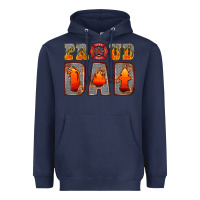 Navy proud dad Heavyweight Hoodie - HRA Design Shop