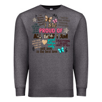 Charcoal Heather i am proud of all that i am Premium Sweatshirt - Artiststas