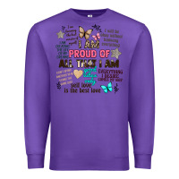Purple i am proud of all that i am Premium Sweatshirt - Artiststas