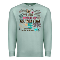 Seafoam i am proud of all that i am Premium Sweatshirt - Artiststas