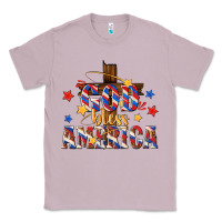 Lilac god bless america Classic Tee - texasbilliewilder