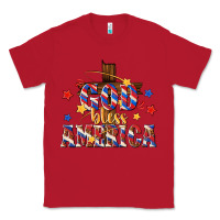 Red god bless america Classic Tee - texasbilliewilder