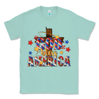 Seafoam god bless america Classic Tee - texasbilliewilder