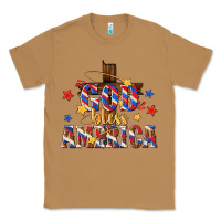 Toasted Coconut god bless america Classic Tee - texasbilliewilder