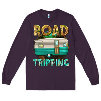 Plum road tripping Long Sleeve Tee - texasbilliewilder