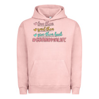 Pigment Salmon grandma life Urban Hoodie - MaliasSmallBusiness