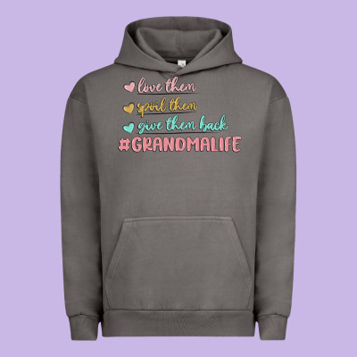 Grandma Life Urban Hoodie Designed By Maliassmallbusiness