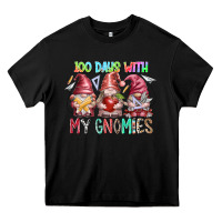 Black 100 days with my gnomies Heavy Core Tee - RacoonDesign