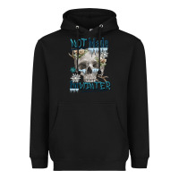 Black not made for winter skull Heavyweight Hoodie - FaDigitalArtStudio