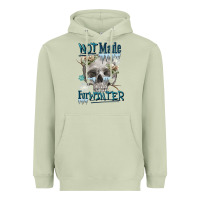 Matcha not made for winter skull Heavyweight Hoodie - FaDigitalArtStudio