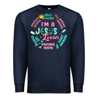 Navy i'm a jesus lovin' Premium Sweatshirt - Artiststas