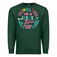 Sports Green i'm a jesus lovin' Premium Sweatshirt - Artiststas