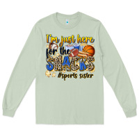 Matcha im just here for the snacks sports sister Long Sleeve Tee - Zillion Design Studio