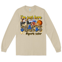 Mushroom im just here for the snacks sports sister Long Sleeve Tee - Zillion Design Studio