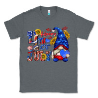 Charcoal Heather happy 4 th of july Classic Tee - texasbilliewilder