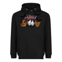 Black stay spooky Heavyweight Hoodie - RacoonDesign