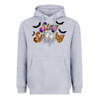 Heather Grey stay spooky Heavyweight Hoodie - RacoonDesign