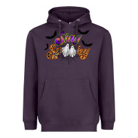 Plum stay spooky Heavyweight Hoodie - RacoonDesign