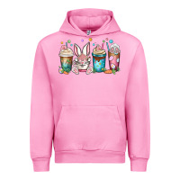 Fuchsia Pink easter coffee cups Urban Hoodie - MaliasSmallBusiness