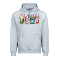 Heather Grey easter coffee cups Urban Hoodie - MaliasSmallBusiness