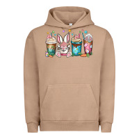 Pigment Burro easter coffee cups Urban Hoodie - MaliasSmallBusiness