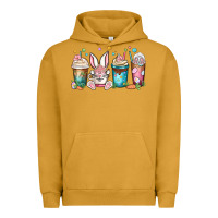 Pigment Peanut Butter easter coffee cups Urban Hoodie - MaliasSmallBusiness