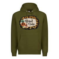 Army Green blessed nurse Premium Hoodie - Jasminsmagicworld