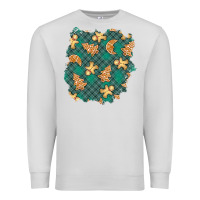 Dove Grey christmas gingerbread cookies patch Premium Sweatshirt - BundleAndBundleShop