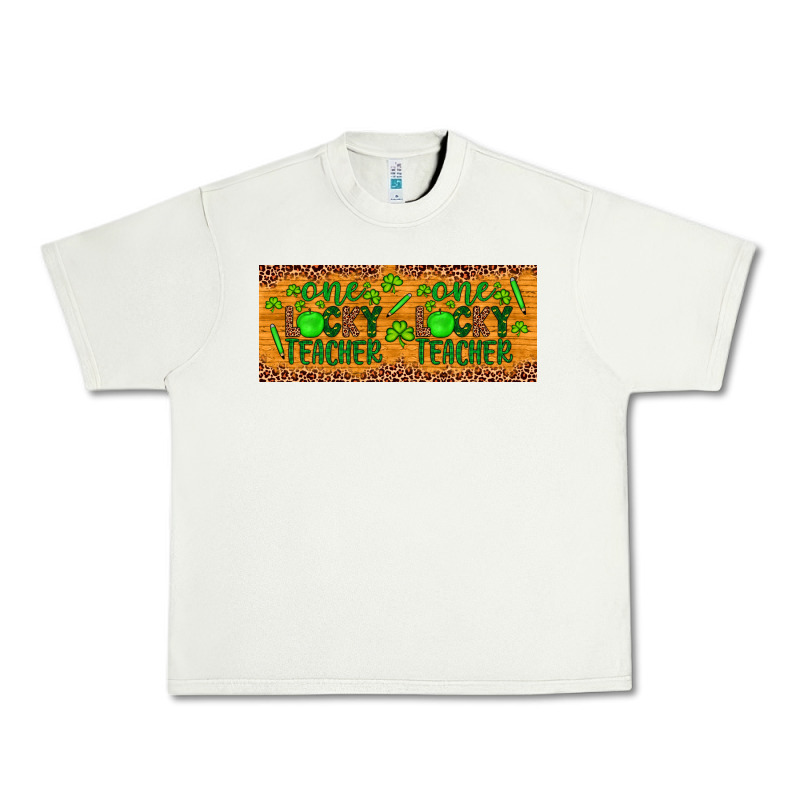 Western St. Patrick's Day One Lucky Teacher Urban Heavy Tee by Artiststas | Teevron