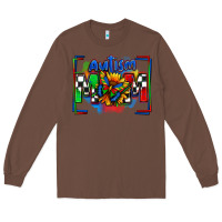 Chestnut autism mom checkered flag Long Sleeve Tee - Zillion Design Studio