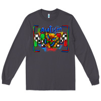 Smoke autism mom checkered flag Long Sleeve Tee - Zillion Design Studio
