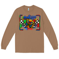 Toasted Coconut autism mom checkered flag Long Sleeve Tee - Zillion Design Studio