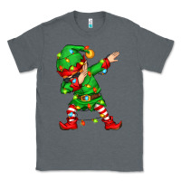 Charcoal Heather dabbing elf Classic Tee - Zillion Design Studio