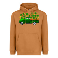 Meerkat st patricks shamrock gold truck Heavyweight Hoodie - FaDigitalArtStudio