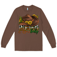Chestnut rodeo baby western Long Sleeve Tee - texasbilliewilder