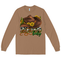 Toasted Coconut rodeo baby western Long Sleeve Tee - texasbilliewilder