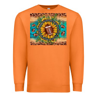 Carrot football leopard turquoise sunflower Premium Sweatshirt - JahusDesignShop