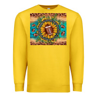 Lemon football leopard turquoise sunflower Premium Sweatshirt - JahusDesignShop
