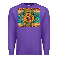 Purple football leopard turquoise sunflower Premium Sweatshirt - JahusDesignShop