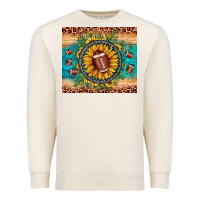 Sandshell football leopard turquoise sunflower Premium Sweatshirt - JahusDesignShop
