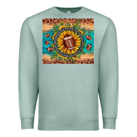 Seafoam football leopard turquoise sunflower Premium Sweatshirt - JahusDesignShop