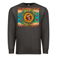 Smoke football leopard turquoise sunflower Premium Sweatshirt - JahusDesignShop