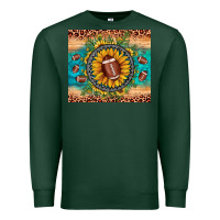 Sports Green football leopard turquoise sunflower Premium Sweatshirt - JahusDesignShop