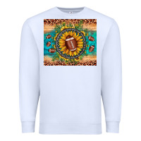 White football leopard turquoise sunflower Premium Sweatshirt - JahusDesignShop