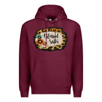 Burgundy Blessed Sister Premium Hoodie - Jasminsmagicworld