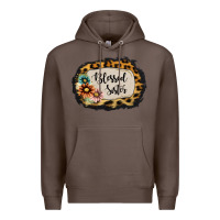 Coffee Blessed Sister Premium Hoodie - Jasminsmagicworld