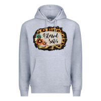 Heather Grey Blessed Sister Premium Hoodie - Jasminsmagicworld