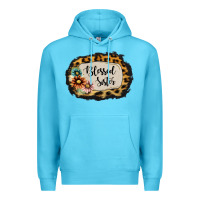 Ocean Blue Blessed Sister Premium Hoodie - Jasminsmagicworld